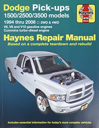 Dodge Pick-ups 2002-2005 Full Size Models (Haynes Repair Manuals) First Edition by Haynes